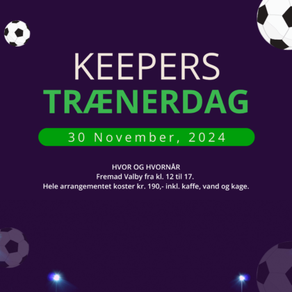 Keepers trænerdag